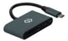 Устройство чтения карт памяти USB Type-C Digma CR-CA2512-G серый - фото 3