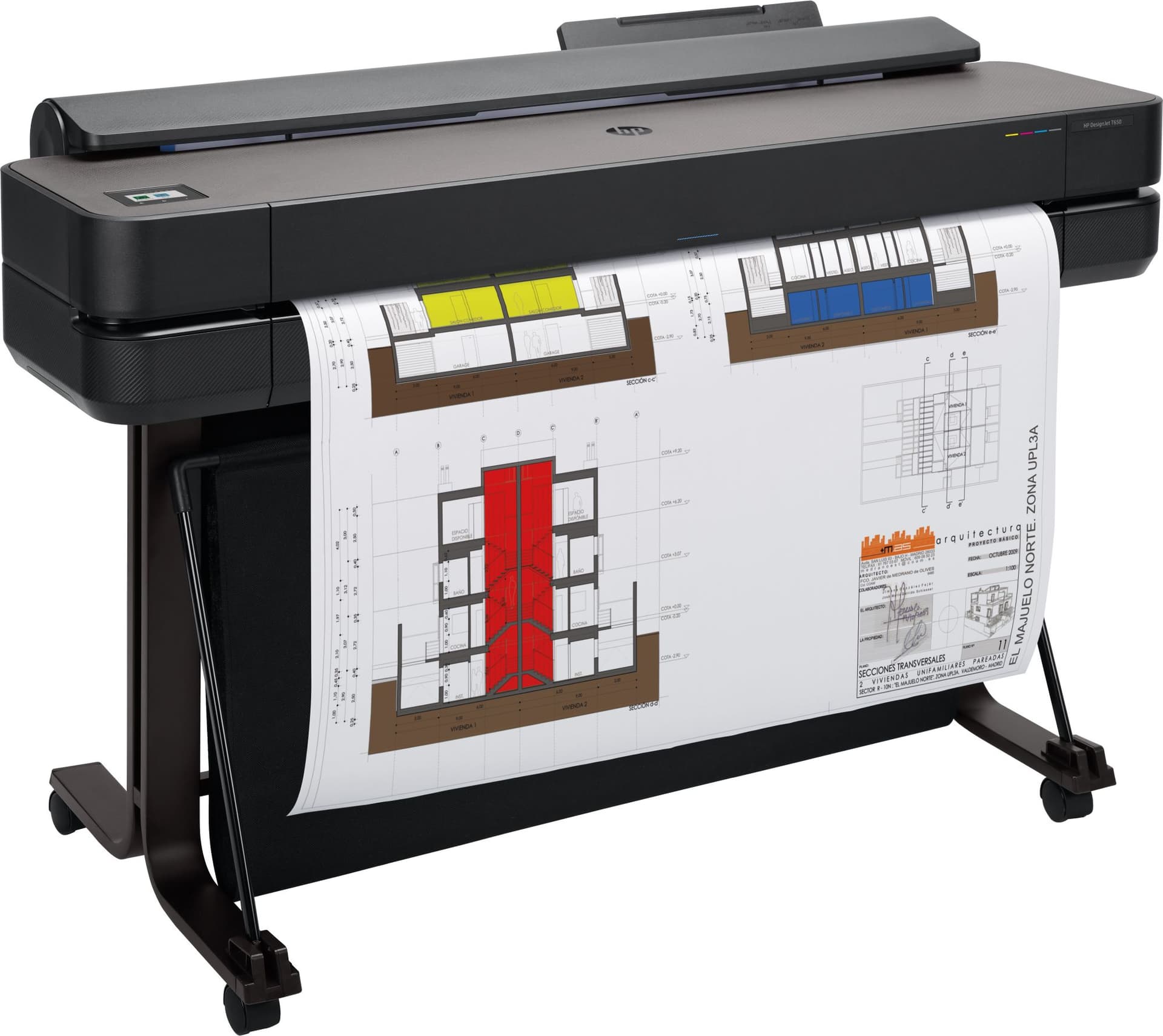 Плоттер HP Designjet T650 (5HB10A/5HB10D) A0/36" - фото 4