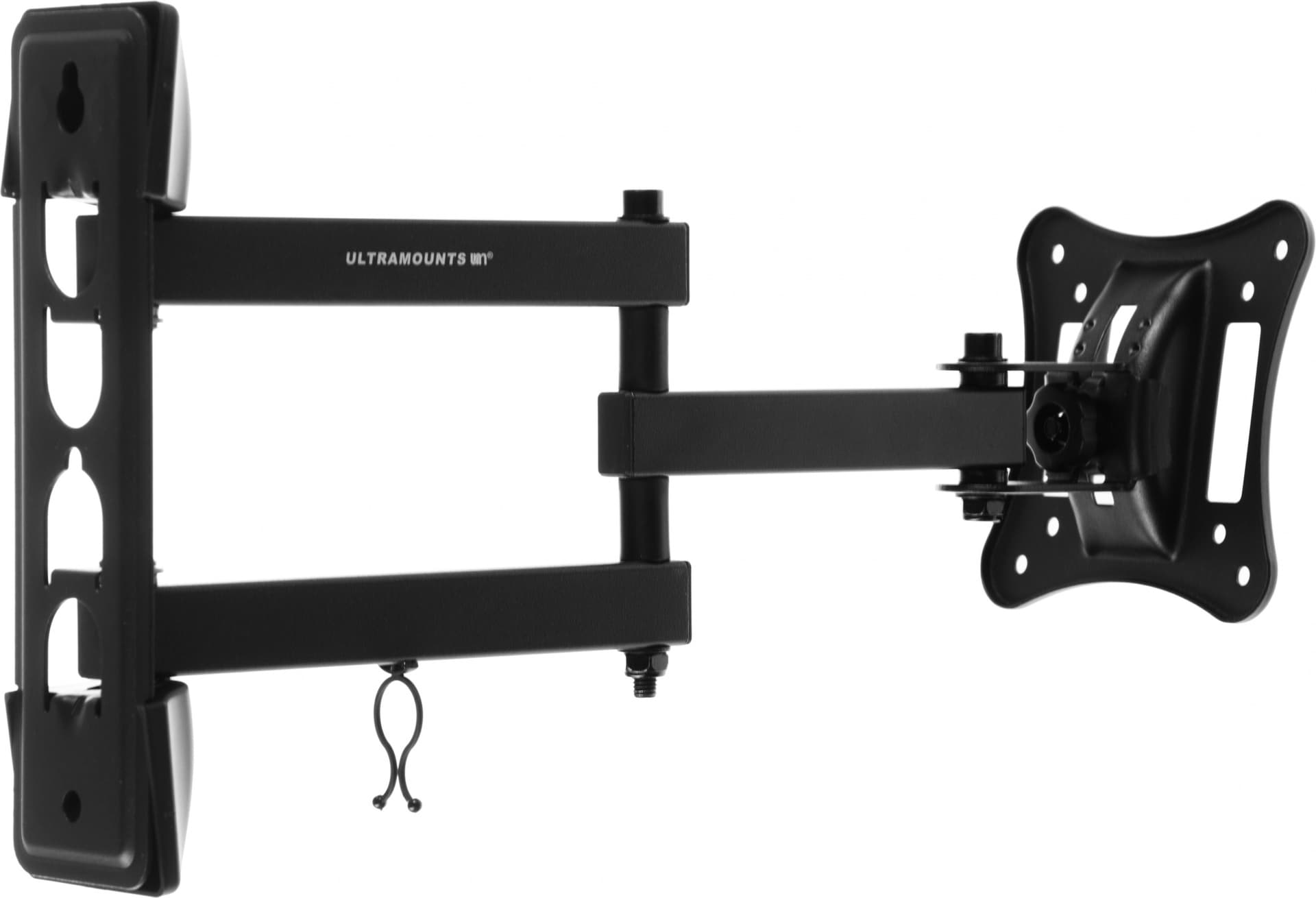 Кронштейн для телевизора Ultramounts UM895 черный 13"-27" макс.15кг настенный поворотно-выдвижной и наклонный - фото 2