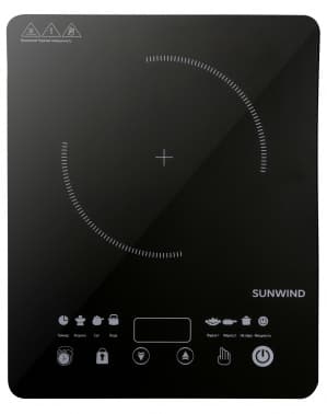 Плита Индукционная SunWind SCI-0502 черный стеклокерамика (настольная) - фото 2
