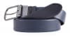Ремень мужской Piquadro Black Square CU4877B3/NBLU2 регулир. 125х3.5см черный/темно-синий натур.кожа - фото 3