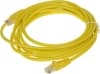 Патч-корд Buro UTP-5E-3M-Y UTP 4 пары cat.5E CCA molded 3м желтый RJ-45 (m)-RJ-45 (m) - фото 3