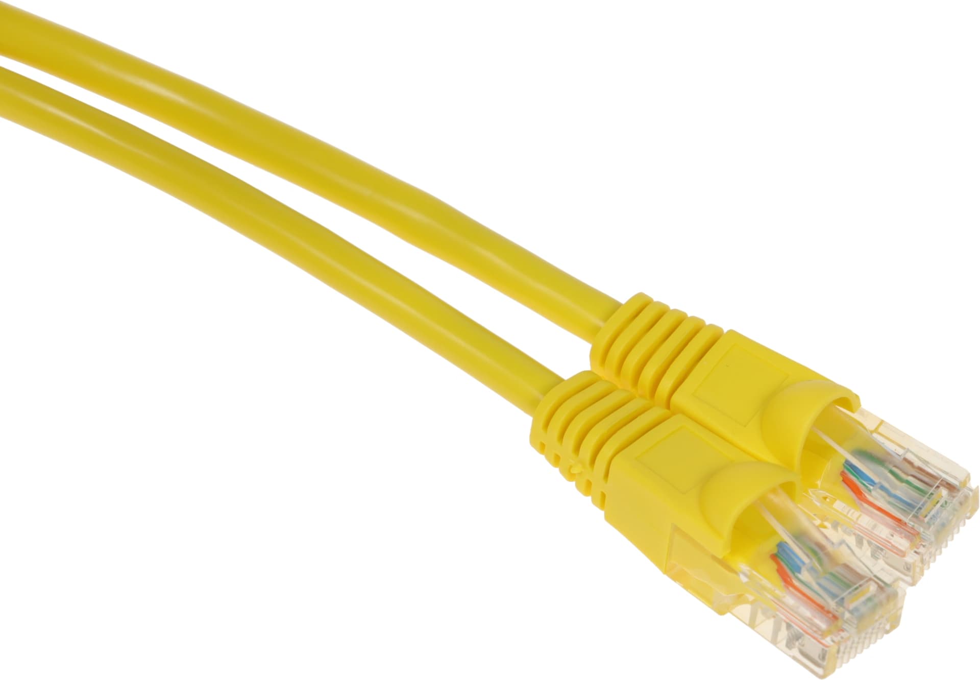 Патч-корд Buro UTP-5E-3M-Y UTP 4 пары cat.5E CCA molded 3м желтый RJ-45 (m)-RJ-45 (m) - фото 4