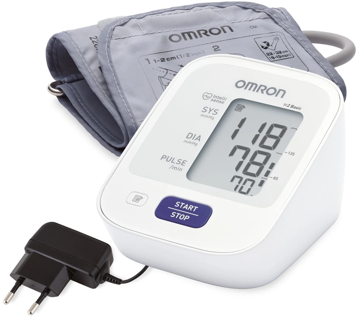 Тонометр автоматический Omron M2 Basic (HEM-7121-ARU)