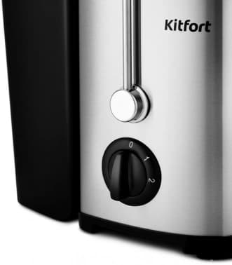 Соковыжималка центробежная Kitfort KT-1116 600Вт стальной - фото 2