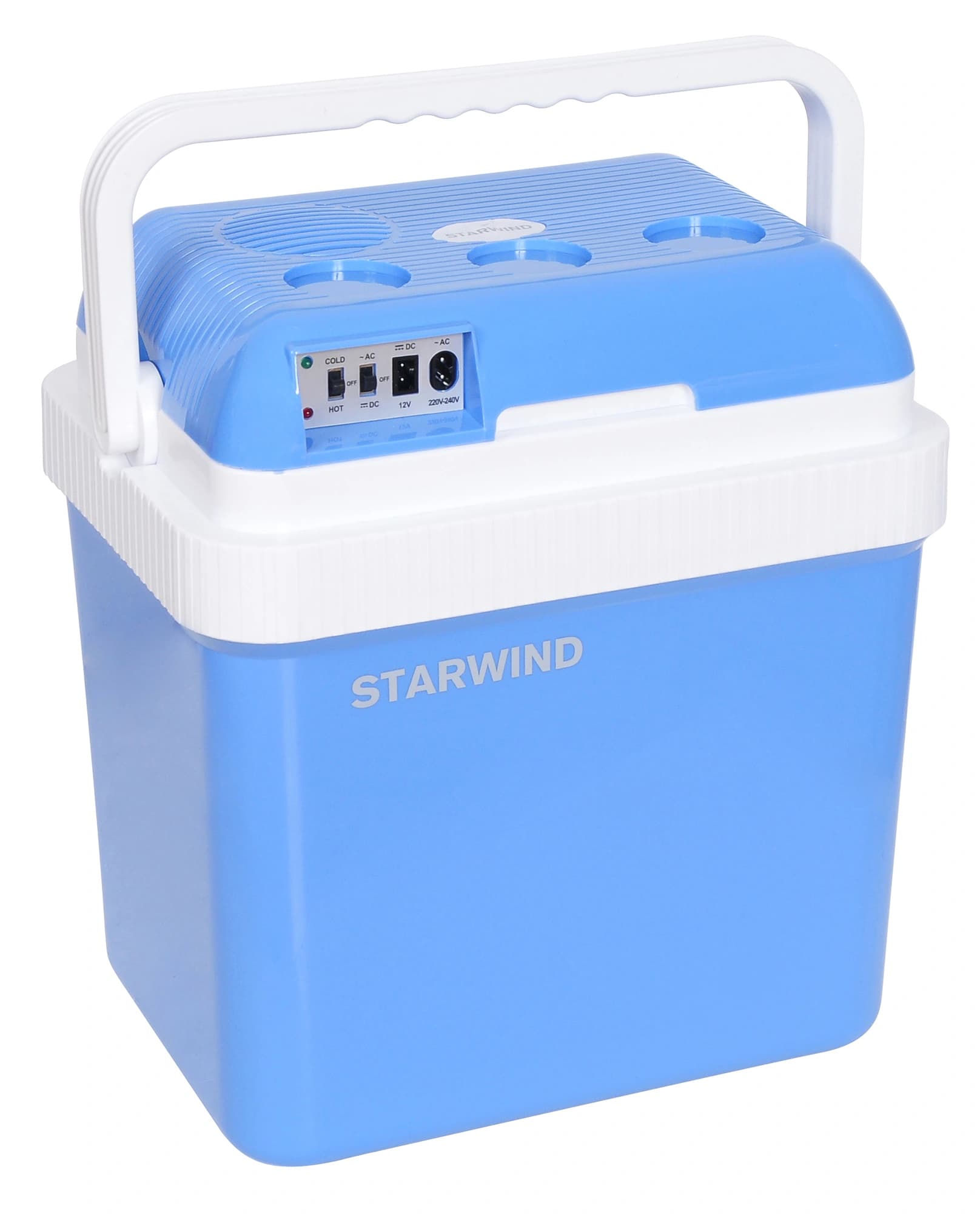 Автохолодильник Starwind CB-112 24л 48Вт голубой/белый - фото 2