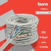 Кабель сетевой Buro BU-CCA-040 UTP 4 пары cat.5E solid 0.40мм CCA 305м серый - фото 3