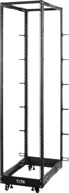 Стойка двухрамная Lanmaster TWT-RACK2-42U-LT-ADJ 42U 600ммX1020мм 360кг черный - фото 2