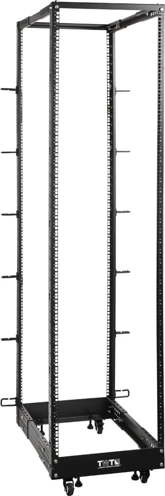 Стойка двухрамная Lanmaster TWT-RACK2-42U-LT-ADJ 42U 600ммX1020мм 360кг черный - фото 4