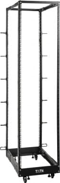 Стойка двухрамная Lanmaster TWT-RACK2-42U-LT-ADJ 42U 600ммX1020мм 360кг черный - фото 5
