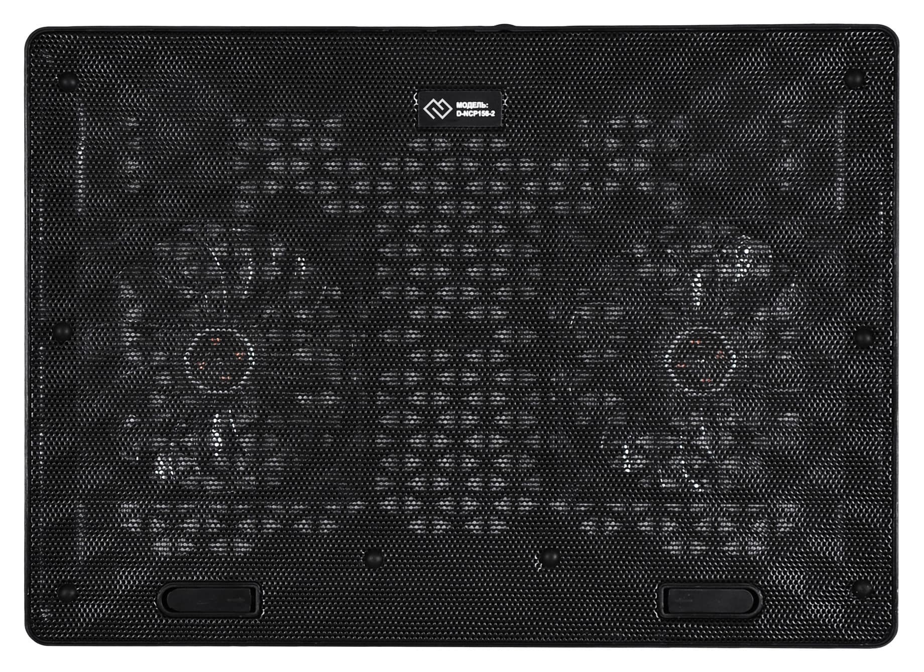 Подставка для ноутбука Digma D-NCP156-2 15.6"360x260x27мм 2xUSB 2x 120ммFAN 650г черный - фото 3