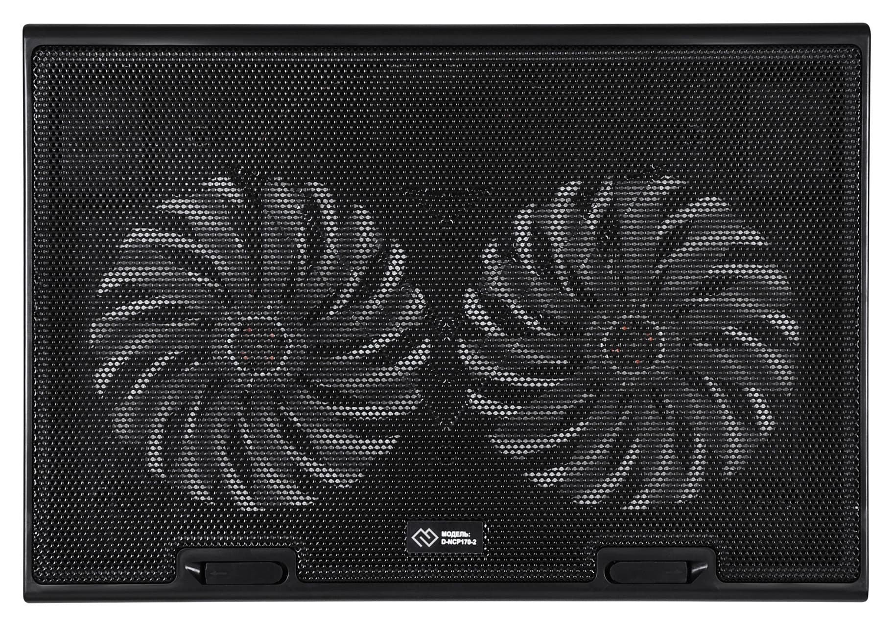 Подставка для ноутбука Digma D-NCP170-2 17"390x270x27мм 20дБ 2xUSB 2x 150ммFAN 600г черный - фото 5