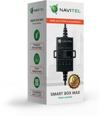 Контроллер питания Navitel Smart Box Max черный 4.5м Вход 1240 В, выход 5В 2А, защита от разряда аккумулятора, таймер (упак.:1шт) - фото 2