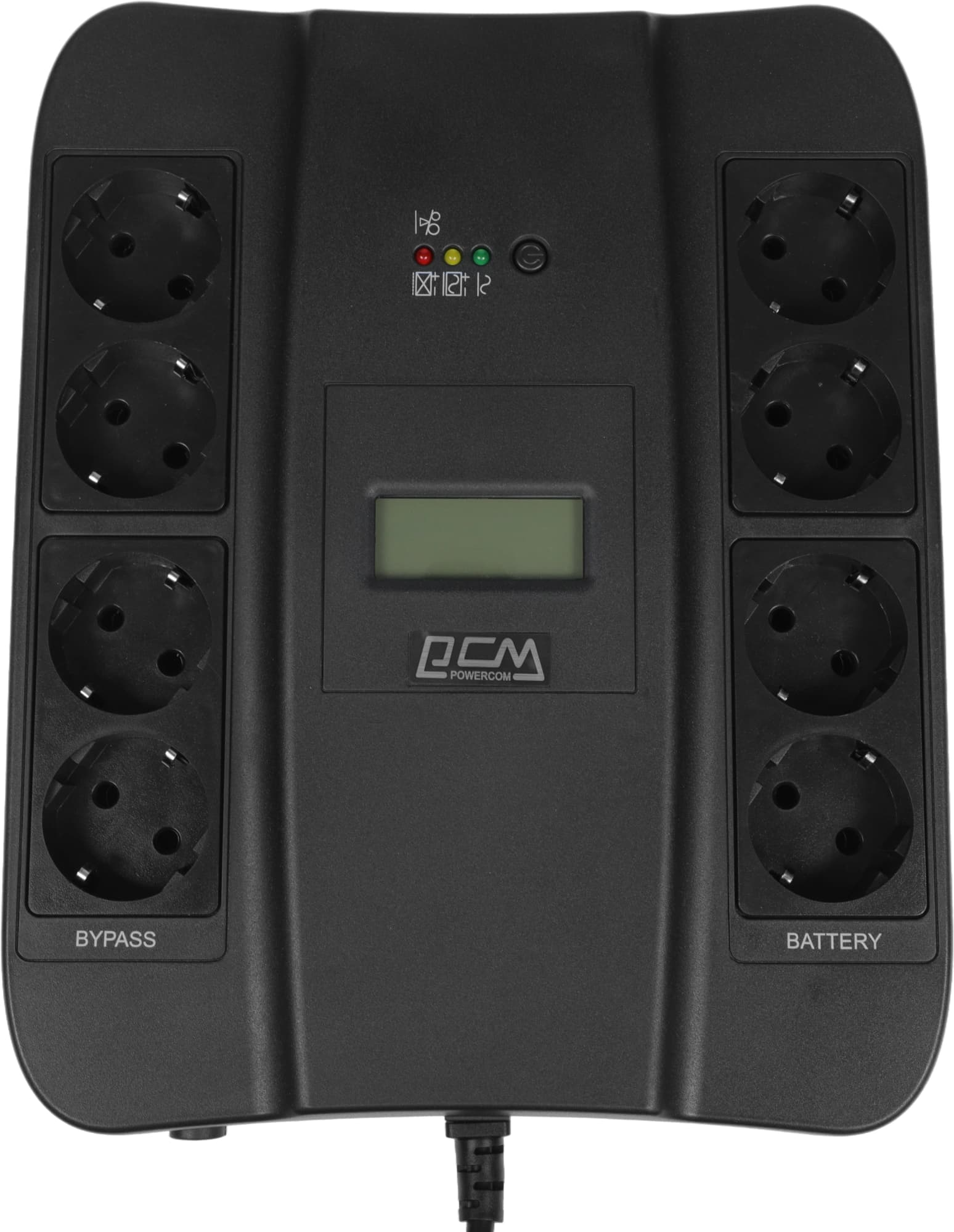 Источник бесперебойного питания Powercom Spider SPD-750U LCD USB 450Вт 750ВА черный - фото 3