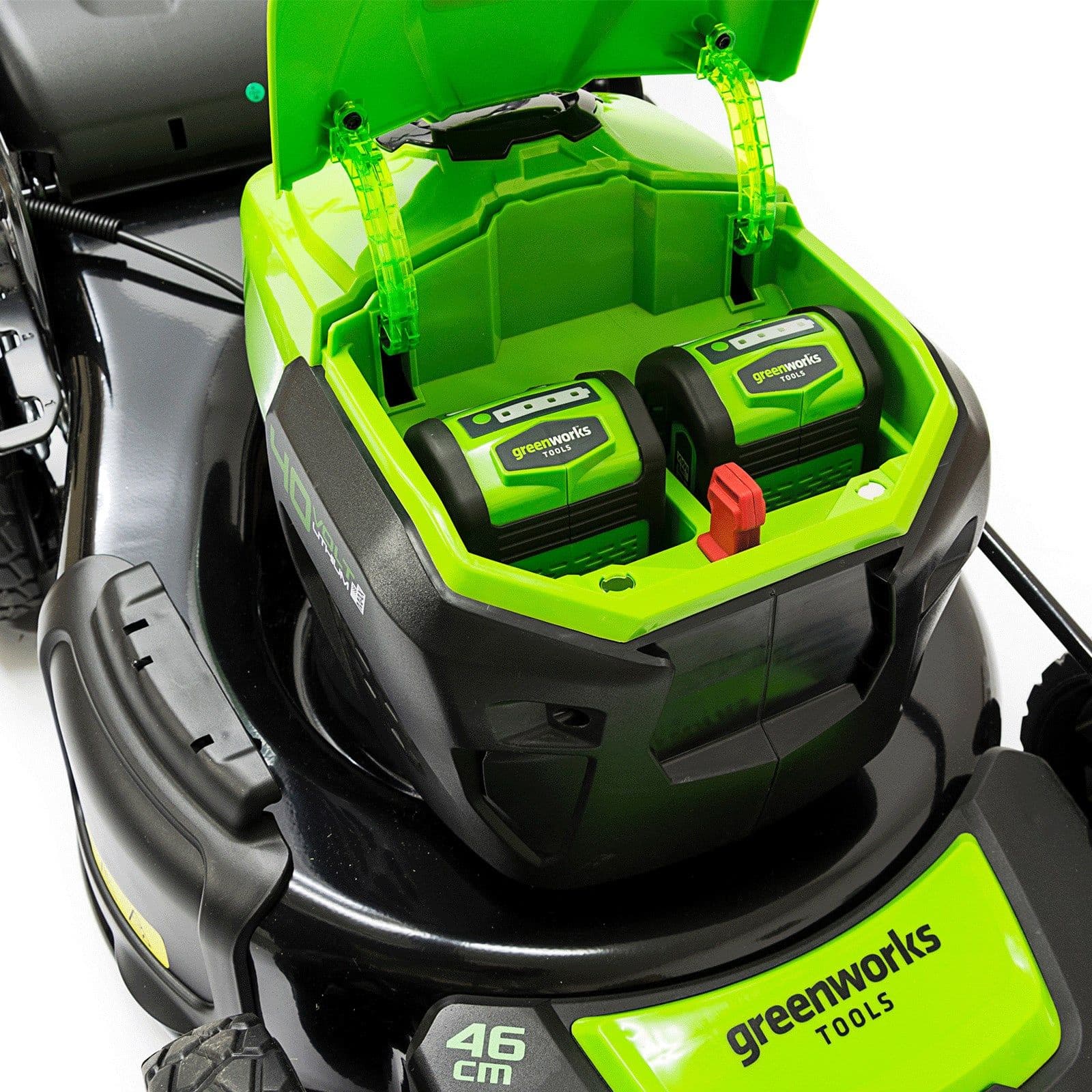 Газонокосилка роторная Greenworks GD40LM46SPK4 (2506807UB) - фото 5