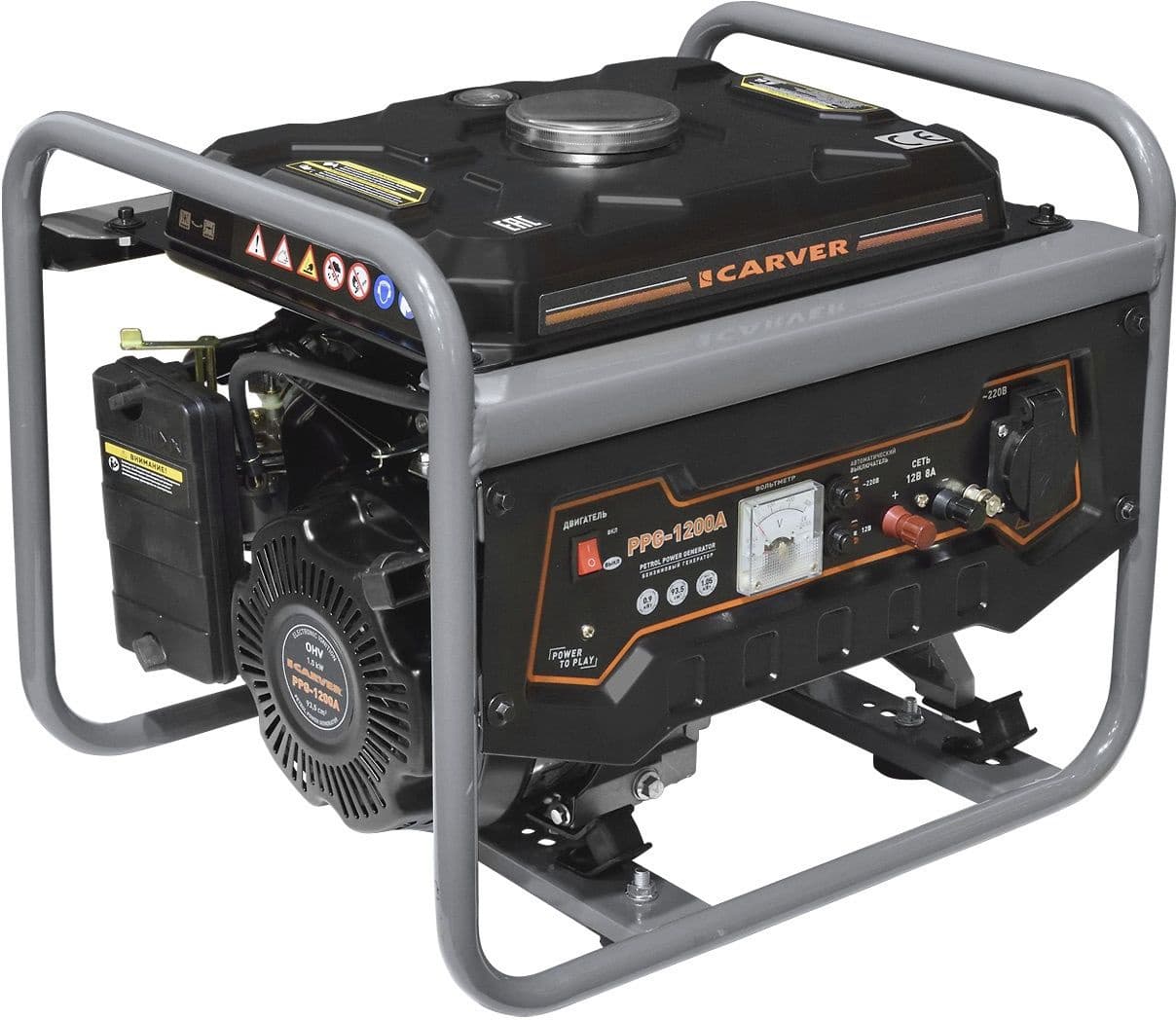 Генератор Carver PPG- 1200A 1.05кВт - фото 4