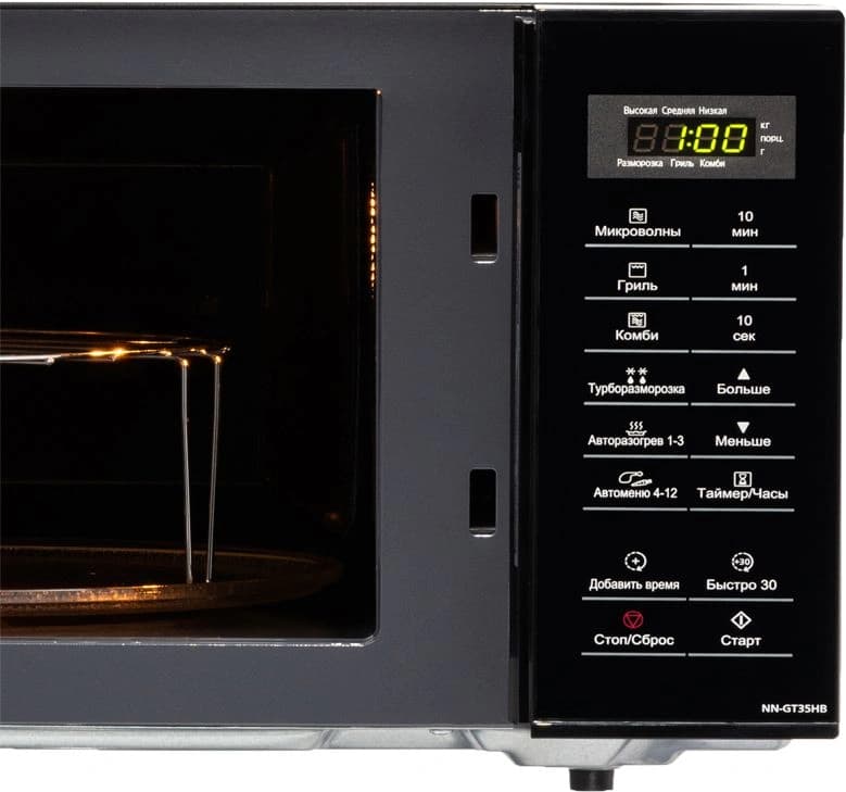 Микроволновая Печь Panasonic NN-GT35HBZPE 23л. 800Вт черный - фото 3