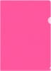 Папка-уголок Бюрократ Double Neon DNECPINK A4 пластик 0.18мм розовый - фото 3