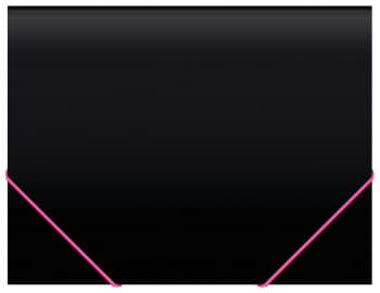 Портфель Бюрократ Black Opal BLPP13 13 отдел. A4 пластик 0.7мм черный/ассорти - фото 2