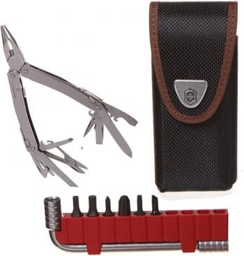 Мультитул Victorinox SwissTool Spirit X (3.0235.N) 105мм 35функц. мини-отвертка/штопор/набор бит/удлинитель/чехол нейлоновый серебристый карт.коробка - фото 5