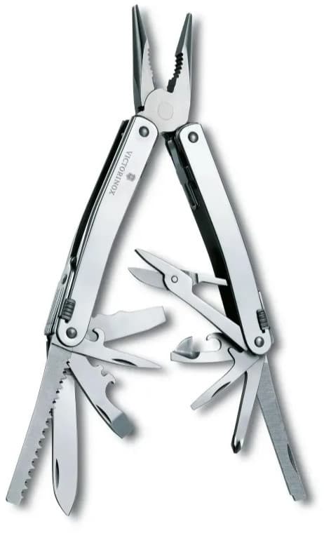 Мультитул Victorinox SwissTool Spirit X Plus Ratchet (3.0236.N) 105мм 36функц. чехол нейлоновый серебристый карт.коробка - фото 3