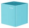 Подставка Deli NS011Blue Nusign 2отд. для письменных принадлежностей 84х84х86мм синий пластик - фото 3