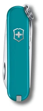 Нож перочинный Victorinox Classic SD Mountain Lake (0.6223.23G) 58мм 7функц. подар.коробка - фото 5
