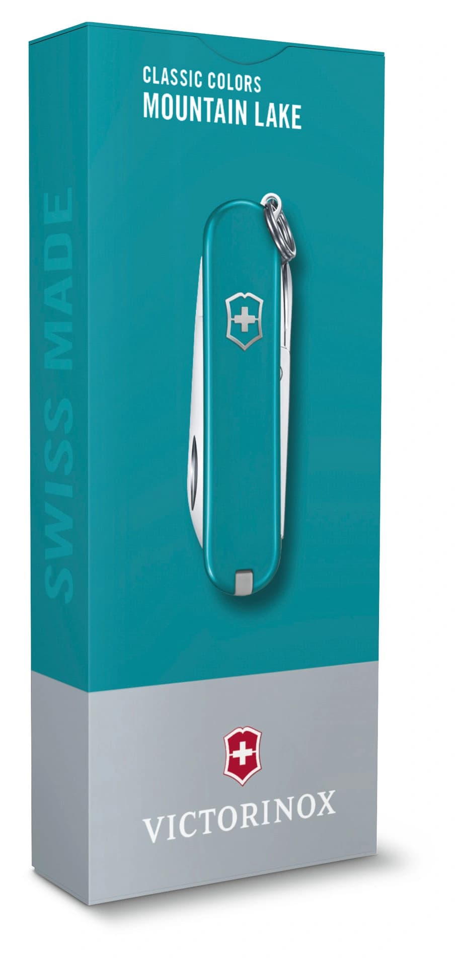 Нож перочинный Victorinox Classic SD Mountain Lake (0.6223.23G) 58мм 7функц. подар.коробка - фото 4