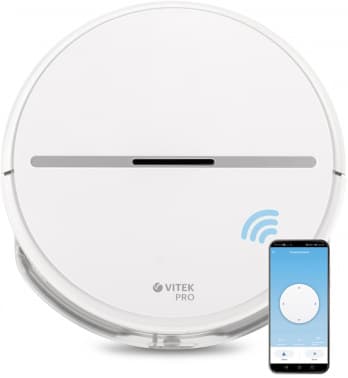 Пылесос-робот Vitek VT-1807 25Вт белый - фото 5