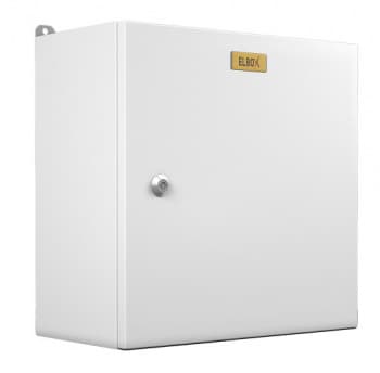 Шкаф электротехнический Elbox EMW-800.600.300-1-IP66 одноствор. настенный 800мм 600мм 300мм 285мм IP66 несъемн.бок.пан. 150кг серый - фото 2