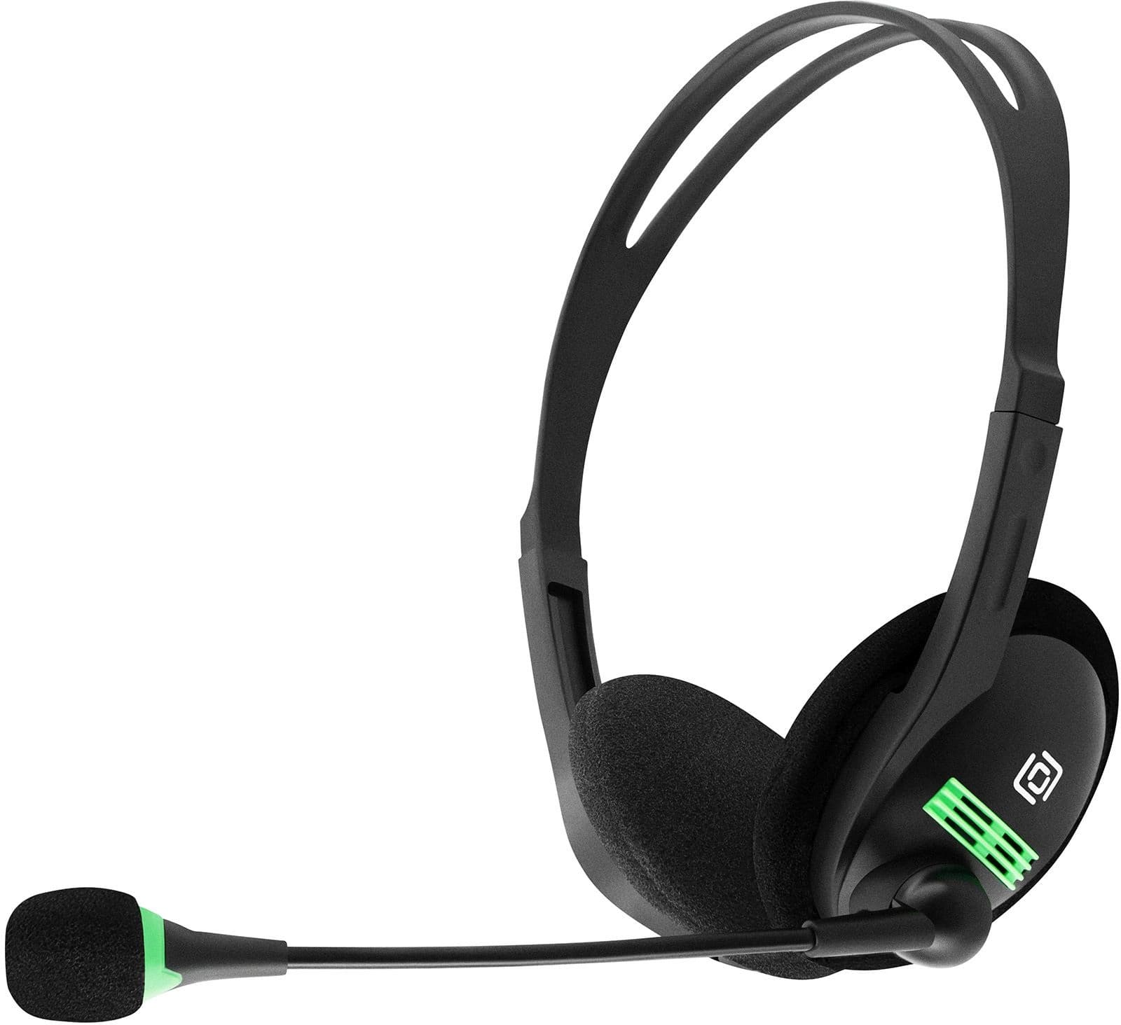 Наушники с микрофоном Оклик HS-M100 черный 1.8м накладные оголовье (1532004) - фото 4