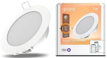 Умный светильник Gauss IoT Smart Home потолоч. белый (2010122) - фото 2