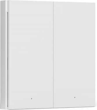 Умный выключатель Aqara Wireless Remote Switch H1 2-хкл. белый (WRS-R02) - фото 2