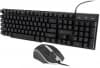 Клавиатура + мышь Оклик 400GMK клав:черный мышь:черный USB LED (1546779) - фото 3