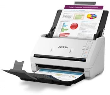 Сканер протяжный Epson WorkForce DS-770II (B11B262401/501) A4 белый/черный - фото 5