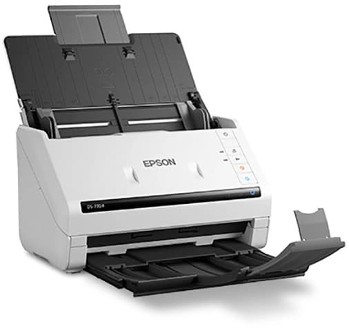 Сканер протяжный Epson WorkForce DS-770II (B11B262401/501) A4 белый/черный - фото 3