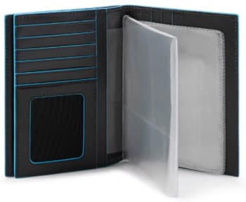 Обложка для документов Piquadro Blue Square PP5246B2R/N черный натур.кожа - фото 5