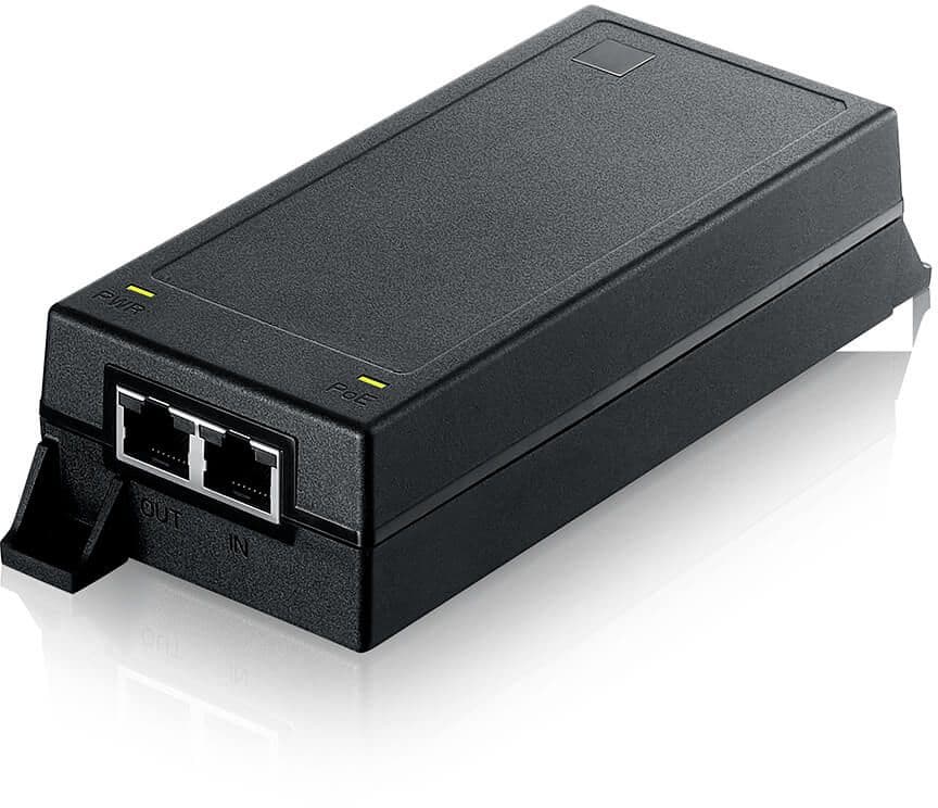 Инжектор PoE++ Zyxel POE12-60W-EU0101F 100/1000/2500/5GBASE-T 60Вт 100-240В(АС) - фото 2