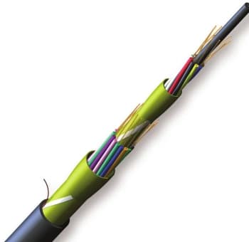 Кабель магистральный Corning 024T8X-32188E2G 24x 50/125 OM3 внутренний LSZH 1м черный (A) - фото 2