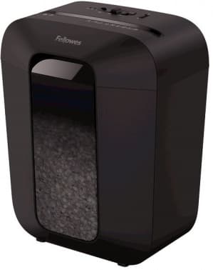 Шредер Fellowes PowerShred LX41 черный (секр.P-4) фрагменты 8лист. 17лтр. скрепки скобы пл.карты - фото 2