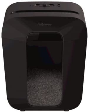 Шредер Fellowes PowerShred LX41 черный (секр.P-4) фрагменты 8лист. 17лтр. скрепки скобы пл.карты - фото 5