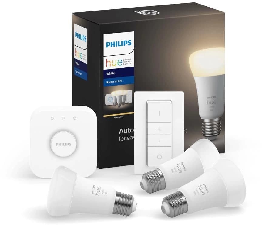 Умная лампа Philips Hue Starter Kit E27 9Вт 806lm (упак.:3шт) (929001821620) - фото 4