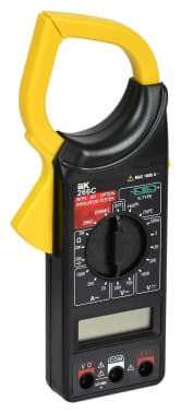 Клещи токоизмерительные IEK Expert 266C цифр. измер.ток:переменный черный/желтый (TCM-1C-266) - фото 2