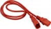 Шнур питания Lanmaster LAN-PP13/14-3.0-RD C13-С14 проводник.:3x0.75мм2 3м 220В 10А (упак.:1шт) красный - фото 3