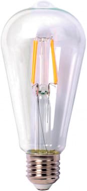 Лампа филам. Thomson Filament TH-B2106 7Вт цок.:E27 груша 220B св.свеч.бел.нейт. ST64 (упак.:1шт) - фото 2