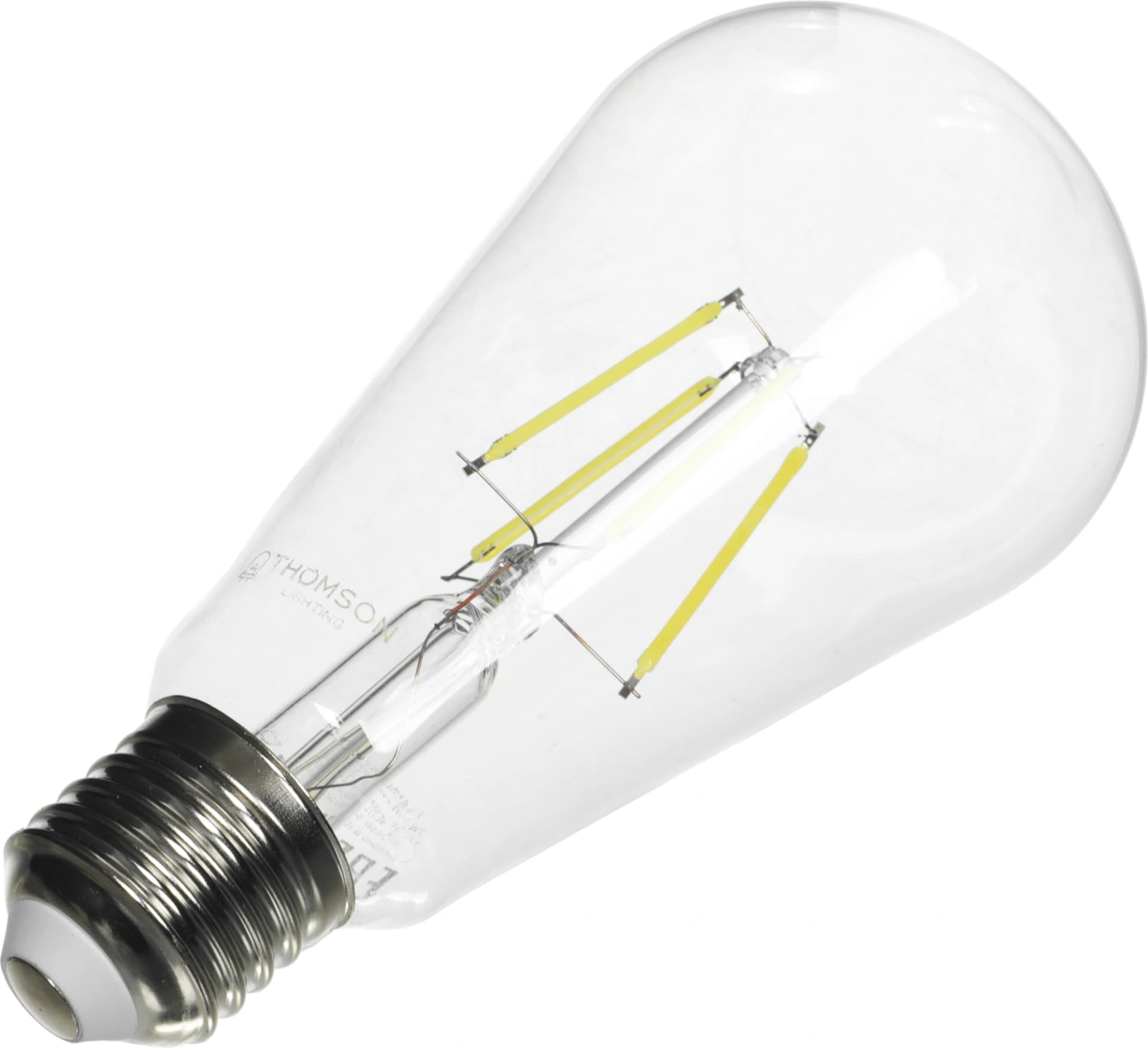 Лампа филам. Thomson Filament TH-B2341 7Вт цок.:E27 эдисон 220B св.свеч.бел.хол. ST64 (упак.:1шт) - фото 4