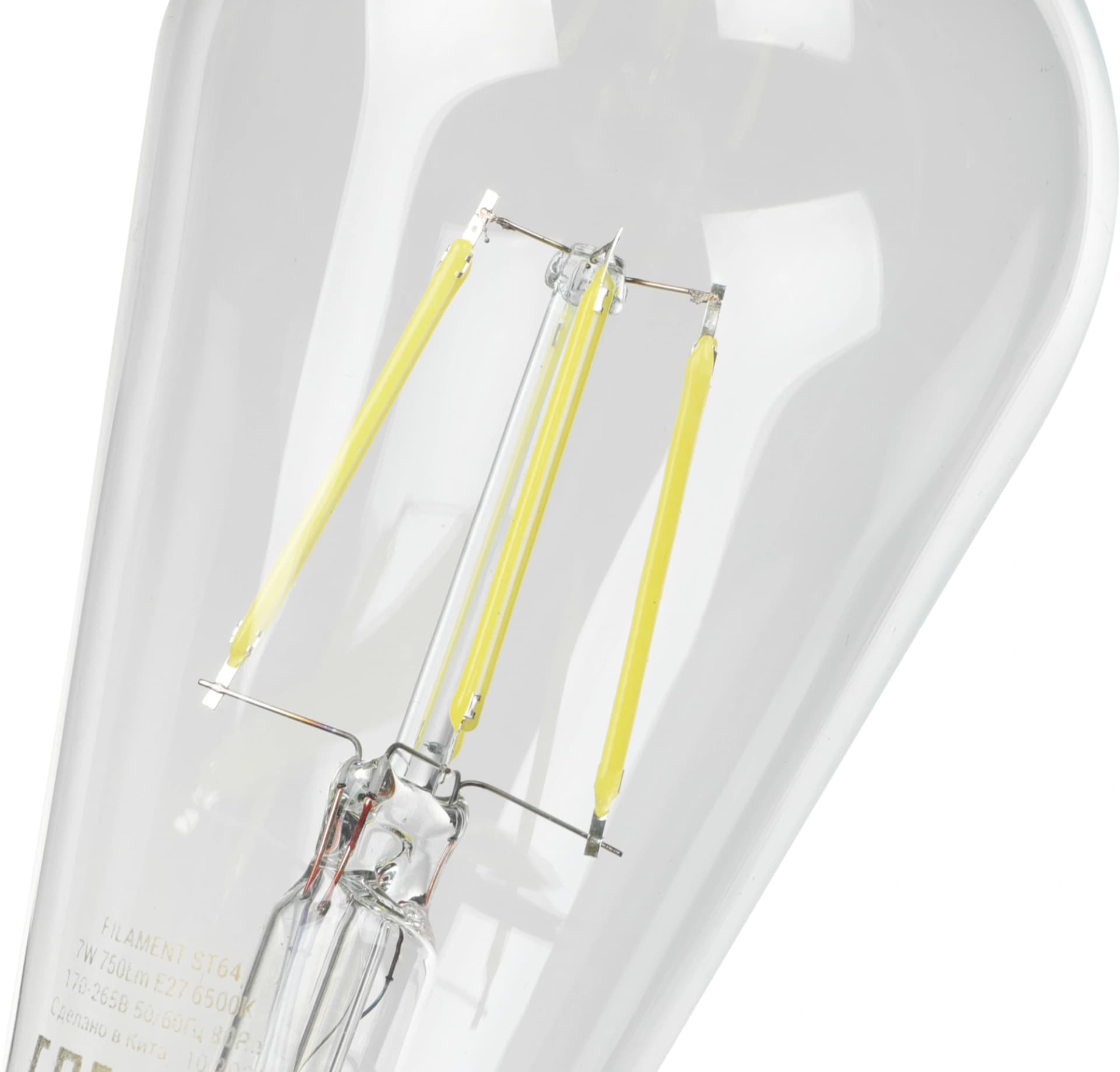 Лампа филам. Thomson Filament TH-B2341 7Вт цок.:E27 эдисон 220B св.свеч.бел.хол. ST64 (упак.:1шт) - фото 3