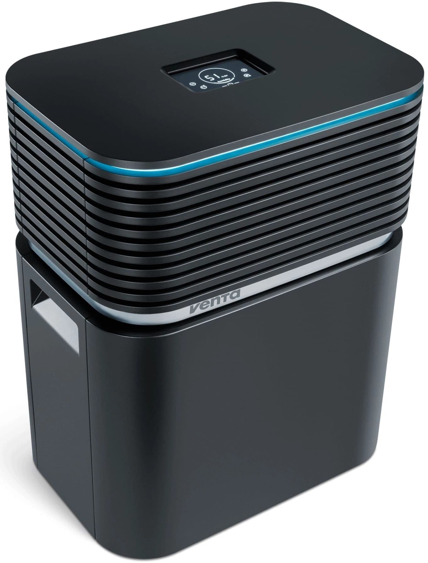 Мойка воздуха Venta AEROSTYLE LW74 WiFi 24Вт черный (LW74 WIFI SCHWARZ)