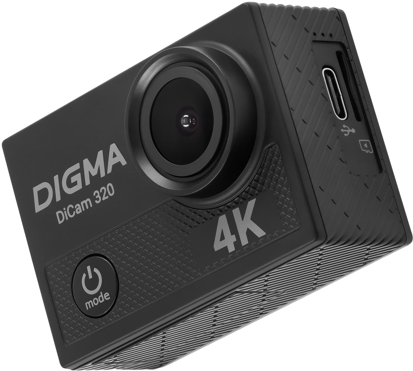 Экшн-камера Digma DiCam 320 черный - фото 3
