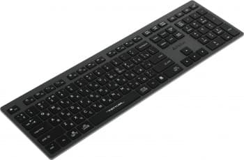 Клавиатура A4Tech FBX50C черный USB беспроводная BT/Radio slim Multimedia (FBX50C GREY) - фото 5